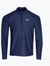 Golf Dri-Fit ADV Tour Half Zip Long Sleeve T-Shirt Navy - NIKE - BALAAN 2