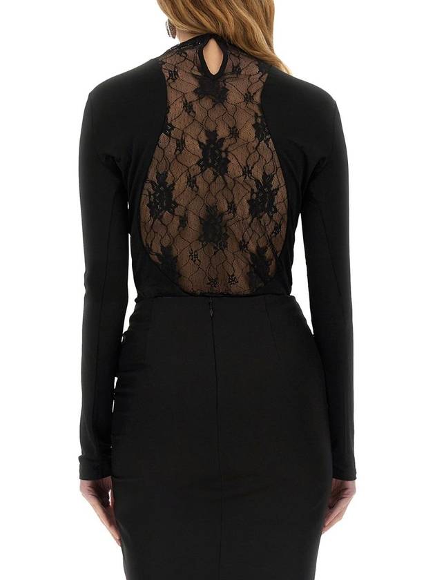 Nina Ricci Top With Lace Insert - NINA RICCI - BALAAN 3