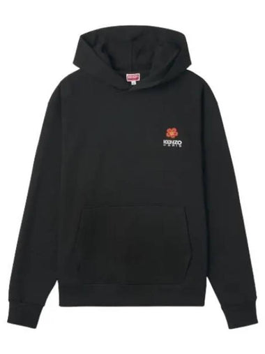 Bokeh Flower Logo Hood Black - KENZO - BALAAN 1