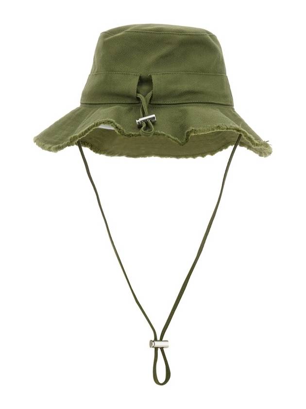 Le Bob Artichaut Cotton Bucket Hat Khaki - JACQUEMUS - BALAAN 3