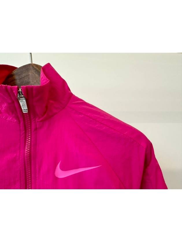 Kids Crop Windbreaker Jacket FB1267 615 Fuchsia Pink Girls XS 130 S 140 M 150 L 160 - NIKE - BALAAN 3