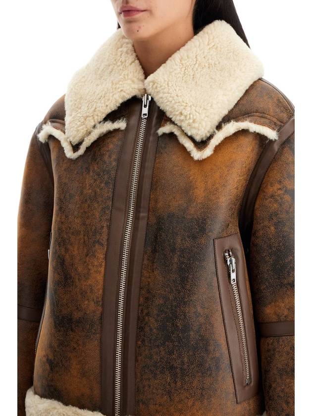 lessie faux shearling jacket - STAND STUDIO - BALAAN 4