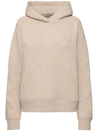 hooded sweatshirt 29926013 001 29926013600 Ecru - MAX MARA - BALAAN 1