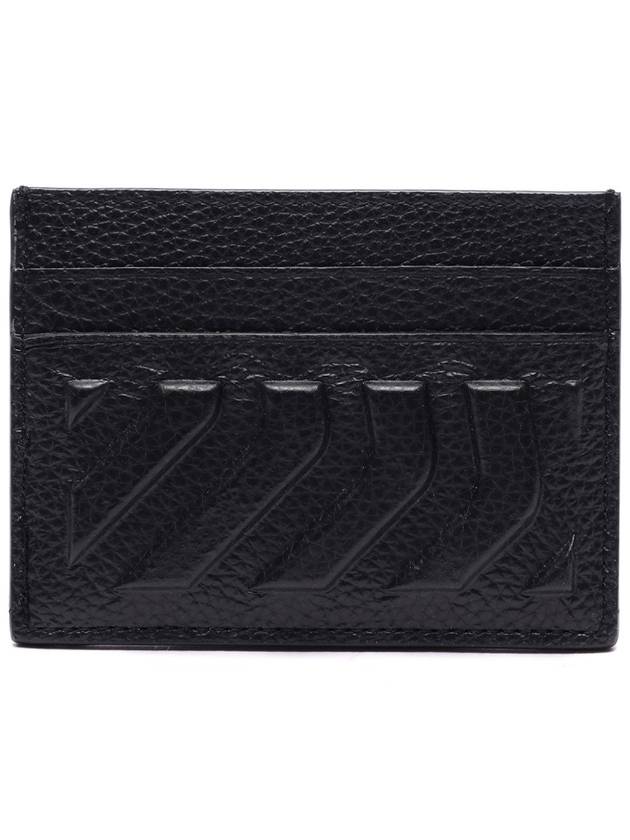 Car Embossed Grain Calfskin Card Wallet Black - BALENCIAGA - BALAAN 5