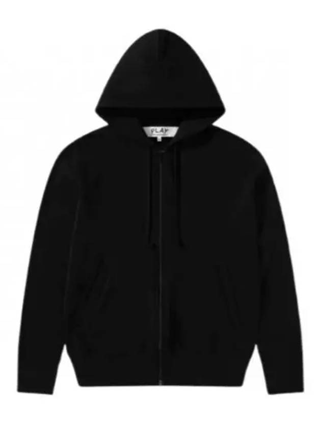 Back Heart Zip-Up Hoodie Black - COMME DES GARCONS - BALAAN 2