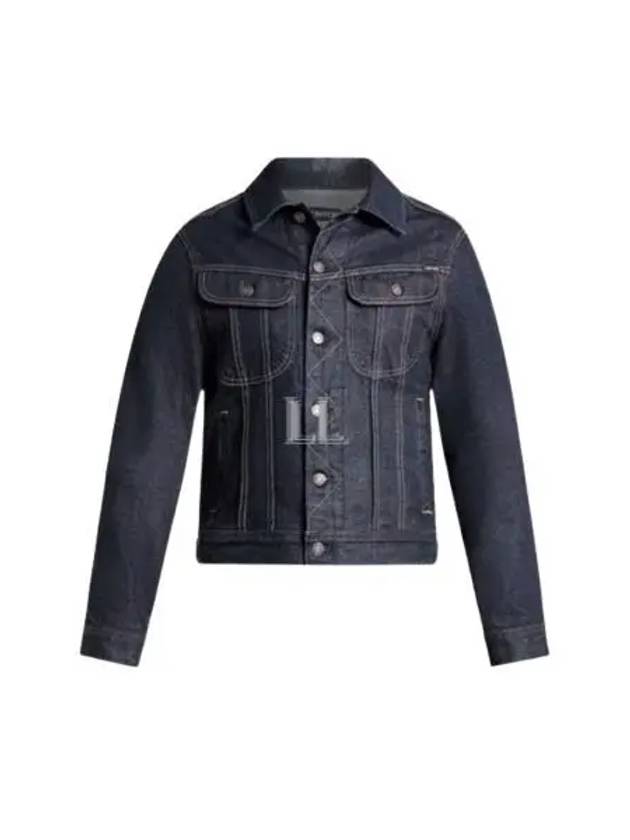 Cotton Denim Jacket Blue - TOM FORD - BALAAN 2