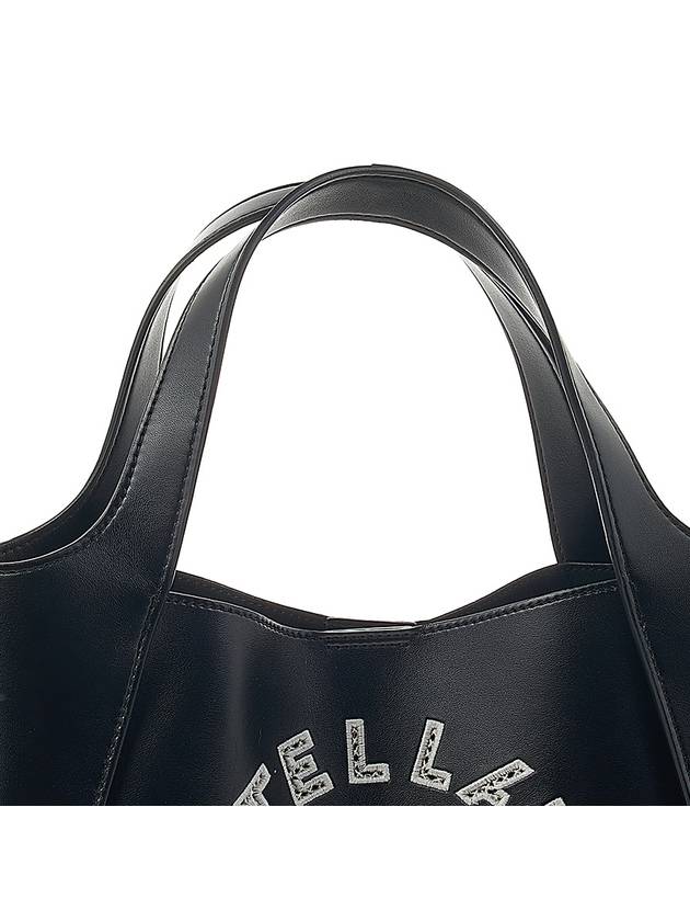 Logo Detail Tote Bag Black - STELLA MCCARTNEY - BALAAN 10