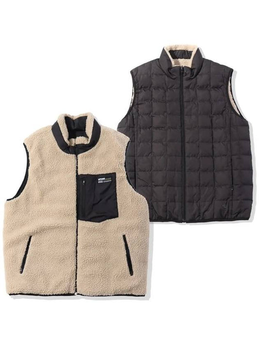 Reversible Sherpa Vest Black - OFFGRID - BALAAN 2