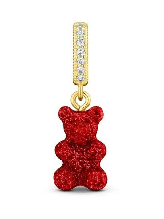 Nostalgia Bear Pendant Fave Red Velvet Women s Charm - CRYSTAL HAZE - BALAAN 2