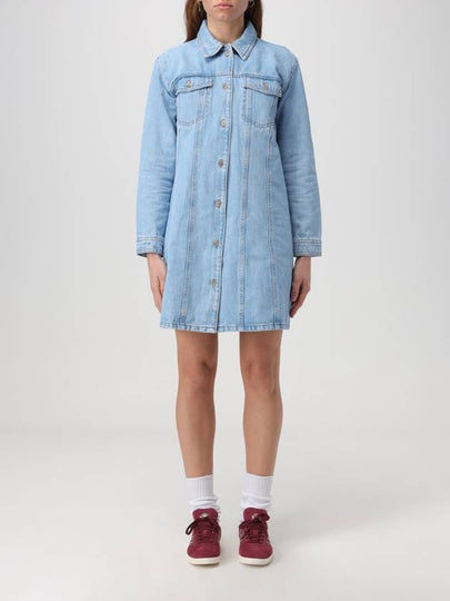 Alpine Denim Short Dress Blue - A.P.C. - BALAAN 2