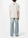 1AFR97 Embroidered Short Sleeved T Shirt - LOUIS VUITTON - BALAAN 3
