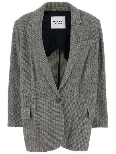 Cickaito blazer jacket gray - ISABEL MARANT ETOILE - BALAAN 2