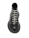 Tread Lace-Up  Worker Boots Black - ALEXANDER MCQUEEN - BALAAN 5