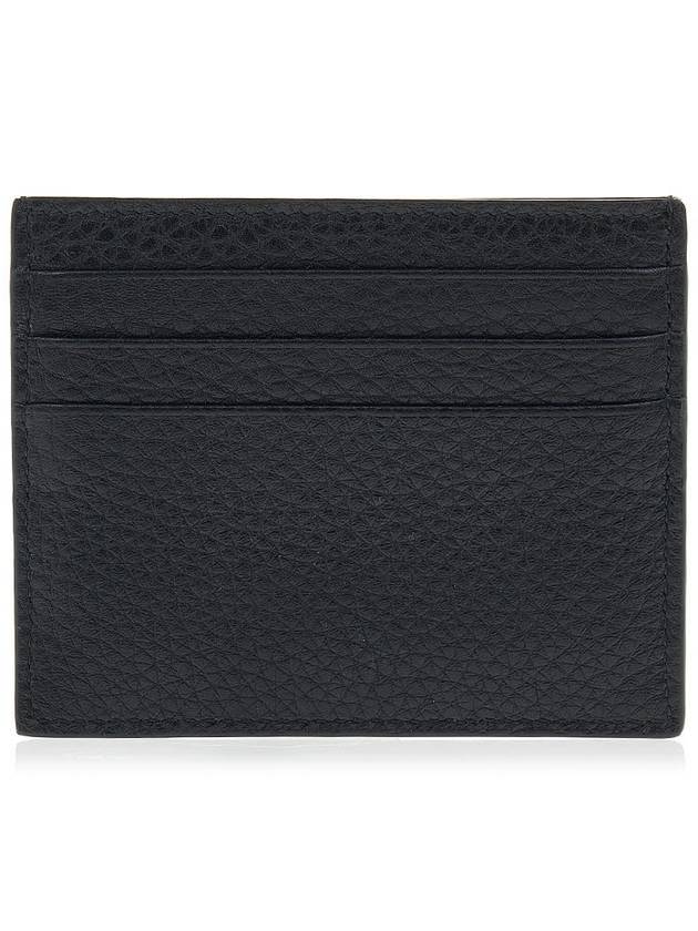 Logo Identity Card Wallet Black - VALENTINO - BALAAN 4