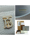 Grainy leather card wallet light Grey - BURBERRY - BALAAN 6