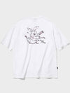 Heart Bunny Embroidered Short Sleeve T-Shirt White - CPGN STUDIO - BALAAN 1