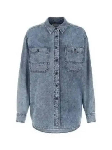 Veraine Shirt Blue CH0004FAAIH38E30BU - ISABEL MARANT - BALAAN 1