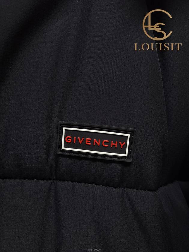 Used luxury goods Lewis It 52 Black reversible sporty big logo padded jumper - GIVENCHY - BALAAN 5