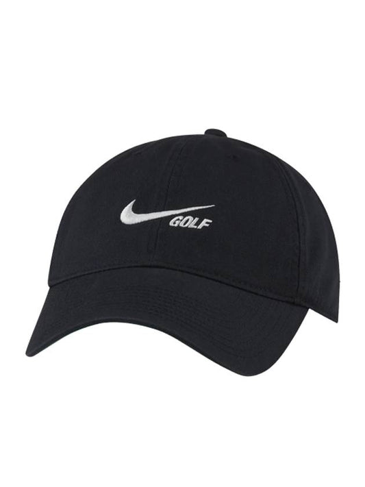 Golf Heritage 86 Washed Ball Cap Black - NIKE - BALAAN 1