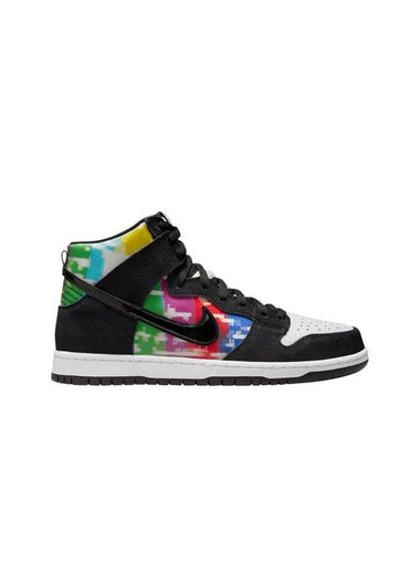 SB Dunk TV Signal High Top Sneakers Black - NIKE - BALAAN 1