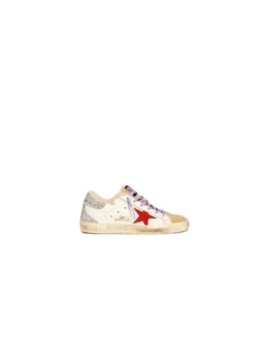 Women's Silver Tab Superstar Classic Low Top Sneakers White - GOLDEN GOOSE - BALAAN 1