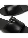 Women s Black Leather Slides 1XX7090052DL8 BPG - PRADA - BALAAN 5