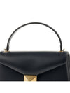 Women's One-Stud Small Cross Bag Black - VALENTINO - BALAAN 9