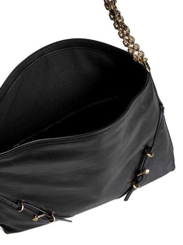 Voyou Chain Leather Shoulder Bag Black - GIVENCHY - BALAAN 6