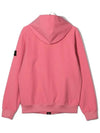 Kids Wappen Patch Soft Shell Zip Up Hoodie Pink - STONE ISLAND - BALAAN 4