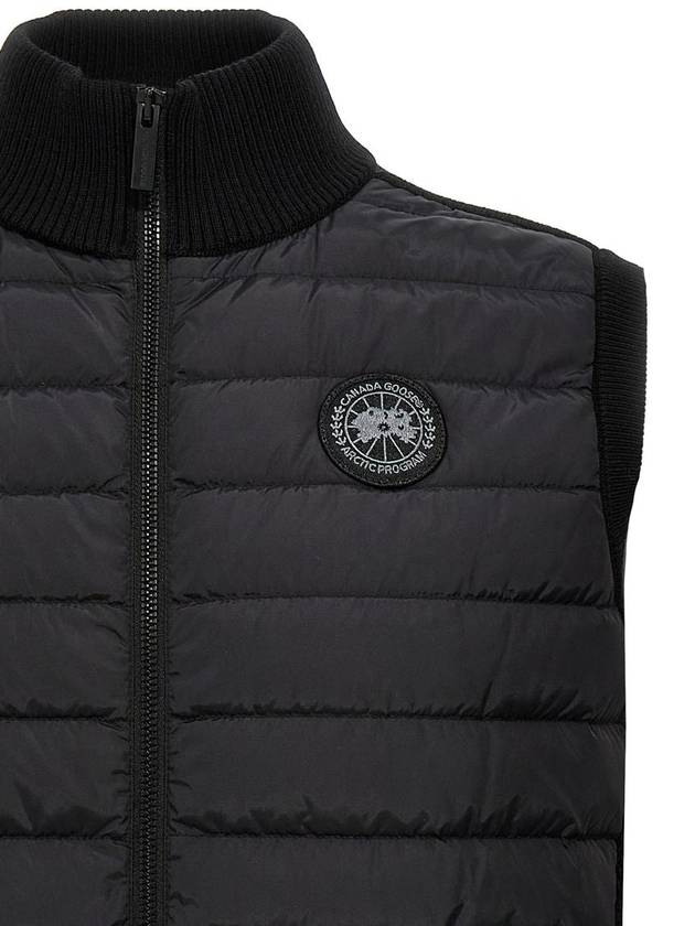 Hybridge Knit Vest Black - CANADA GOOSE - BALAAN 4