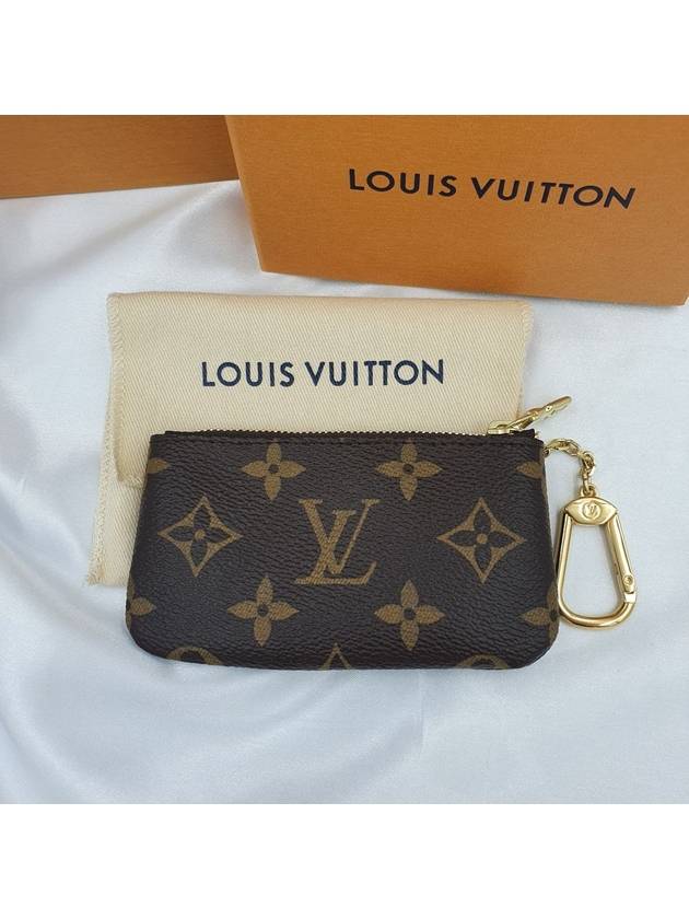 Monogram Key Pouch Coin Purse Brown - LOUIS VUITTON - BALAAN.