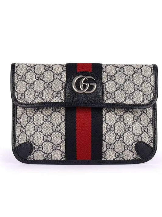 Ophidia GG Small Belt Bag Blue - GUCCI - BALAAN 2