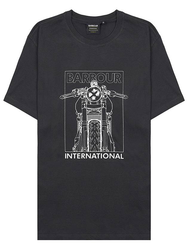 Brett Short Sleeve T-Shirt Dark Grey - BARBOUR - BALAAN 8