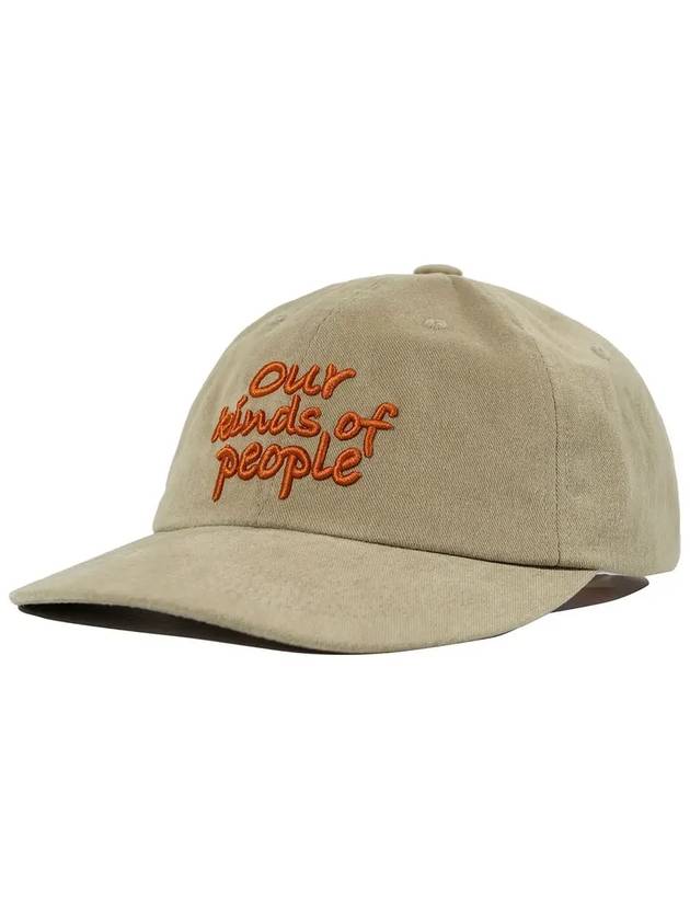 Our Kinds Of People Ball Cap Khaki - KINDS - BALAAN 3