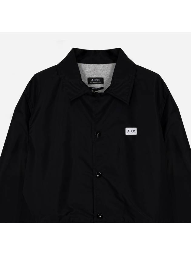 Aleski Coach Jacket Black - A.P.C. - BALAAN 3