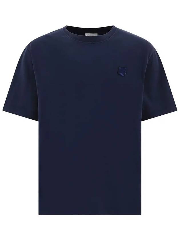 Bold Fox Head Patch Oversized Short Sleeve T-Shirt Navy - MAISON KITSUNE - BALAAN 2