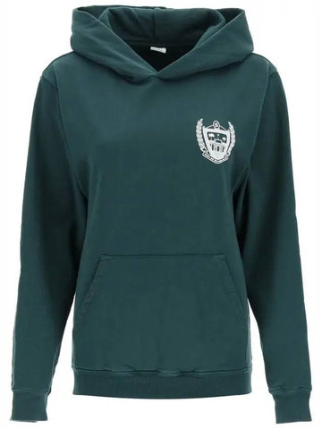 Beverly Hills Pocket Hooded Top Green - SPORTY & RICH - BALAAN 1