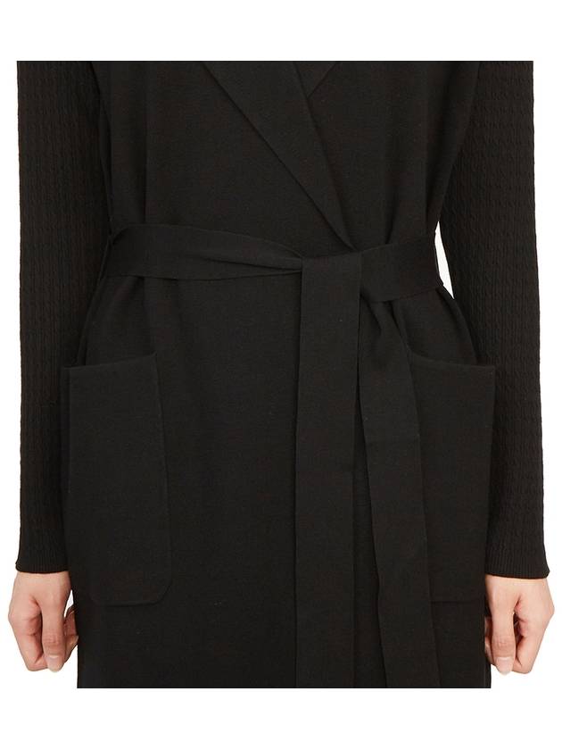 Getti Long Cardigan Black - MAX MARA - BALAAN 11