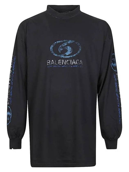 24 ss Surfer Long Sleeve T-Shirt 739027 TPVM3 1412 B0111057707 - BALENCIAGA - BALAAN 1