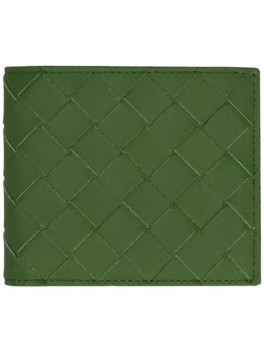 Intrecciato Bifold Half Wallet Avocado - BOTTEGA VENETA - BALAAN 1