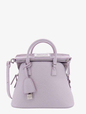 5AC Logo Patch Mini Tote Bag Purple - MAISON MARGIELA - BALAAN 1