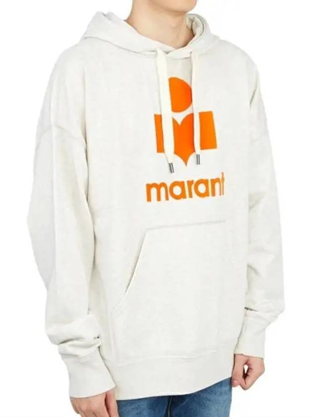 Men's Logo Hoodie White - ISABEL MARANT - BALAAN 3