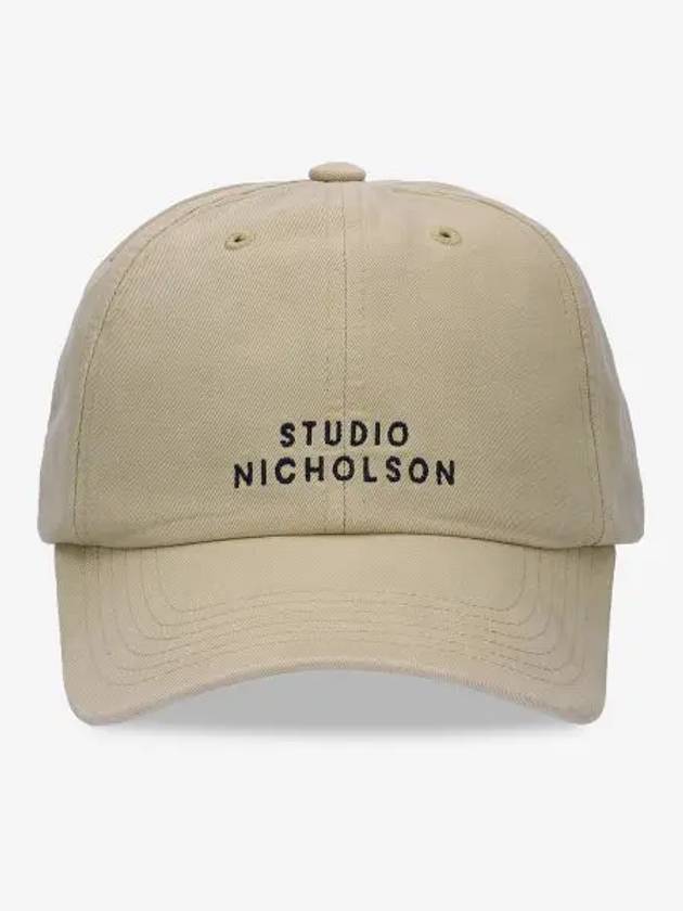 Logo ball cap sand CAPSNM1168SAND - STUDIO NICHOLSON - BALAAN 1