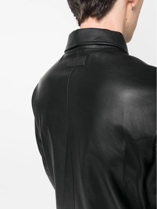 23SS Leather Jacket D41R7B D1P75999 - EMPORIO ARMANI - BALAAN 3