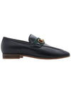 Men's Horsebit Loafers Black - GUCCI - BALAAN 3