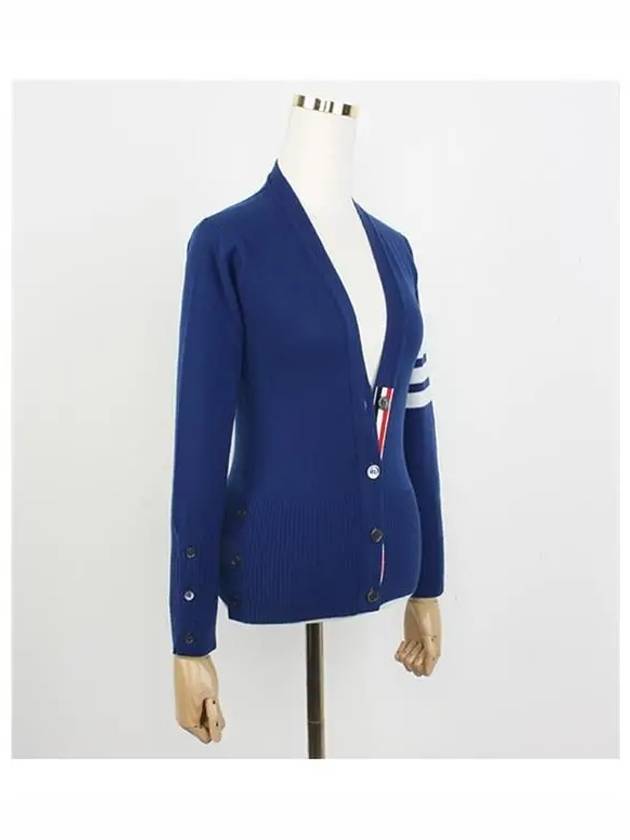 cardigan blue FKC001A 00011 420 - THOM BROWNE - BALAAN.