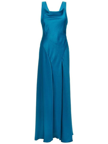 Alberta Ferretti Cut-Out Satin Dress - ALBERTA FERRETTI - BALAAN 1