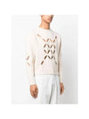 Cut out floral detail knit SCSS23KN2M CREAM - STEFAN COOKE - BALAAN 2