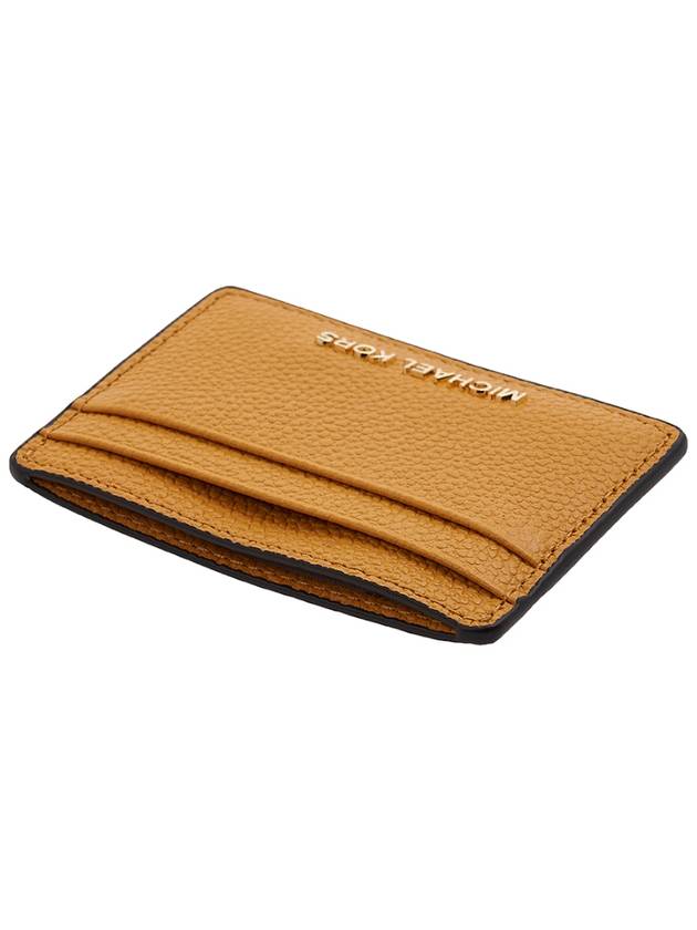 Pebble Leather Card Wallet Ocher - MICHAEL KORS - BALAAN 5