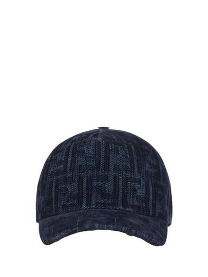 FF Denim Ball Cap Blue - FENDI - BALAAN 2